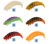 Scented Soft Rubber Grub - 6 Grubs per pack - 3cm