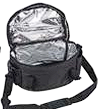 Fishing Iso Backpack with insulated compartment and rod/net holder