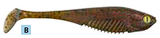 Floating Punker Shads 6cm (Pack of 6) – UV Active – Other Sizes Available - Paddle Tail