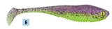 Floating Punker Shads 6cm (Pack of 6) – UV Active – Other Sizes Available - Paddle Tail