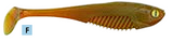 Floating Punker Shads 6cm (Pack of 6) – UV Active – Other Sizes Available - Paddle Tail
